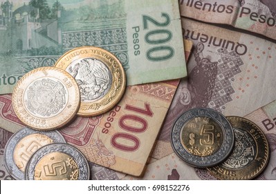 Mexican Coins And Bills