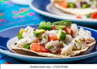 Mexican Fish Ceviche With Crispy Fried Tortillas