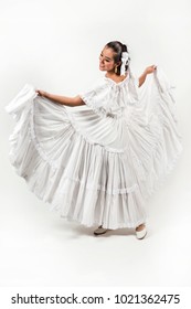 Mexican Folkloric Dance
This White Dress Is Used For Regional Mexican Dances From The State Of Sinaloa. 