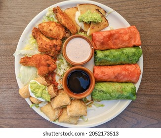 Mexican Food Party Platter Sampler Appetizer Dish