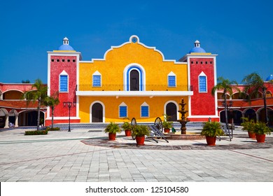 Mexican Hacienda In The Mayan Riviera, Mexico