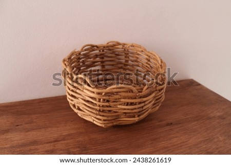 mexican handmade woven wicker basket