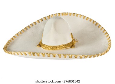Mexican hat or sombrero with clipping path
This is a special elegant hat used in dances and fiestas in Mexico. It is made using gold thread as a type of embroidery.