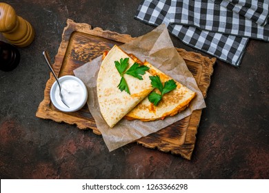 Mexican Quesadilla With Chicken