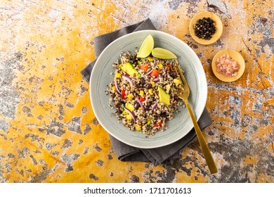 Mexican Quinoa Salad With Black Beans And Corn
