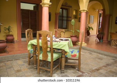 Mexican Restaurant In Chiapas, Mexico