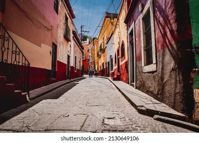 Mexican Street Colorful On Wall