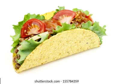 Mexican Taco Isolated