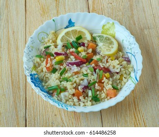 Mexican Wheat Berry Salad .Original Mexican Dish