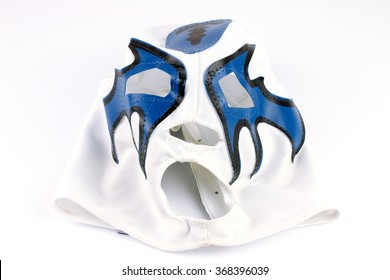 Mexican Wrestling Mask Isolated.