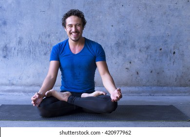 Mexican Yoga Teacher Meditating