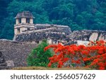 MEXICO - CHIAPAS - Palenque archaeological area (ancient Mayan city (7th century AD) - the Palacio