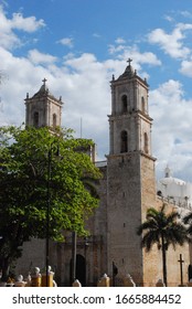 Mexico Church And Clue Sky