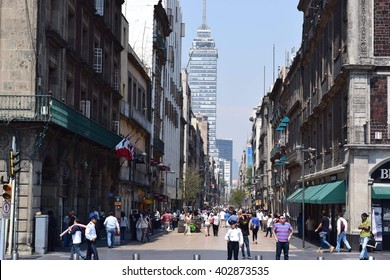 Mexico City - 08/04/2016 - Francisco I. Madero Street