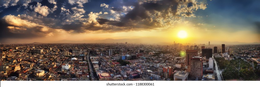 Mexico City Aerial Taken In 2015