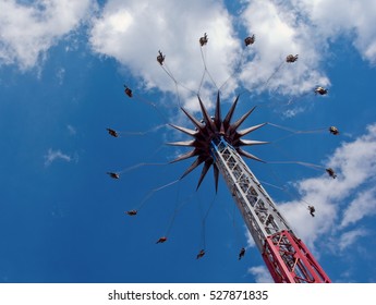  Mexico City, Mexico - December 1, 2016 : Six Flags  Adventure Amusement Park In Mexico City.