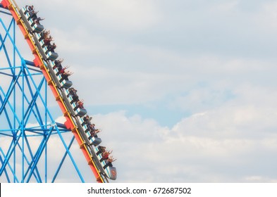  Mexico City, Mexico - December 1, 2016 : Six Flags  Adventure Amusement Park In Mexico City.