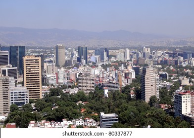 Mexico City Downtown Skyline