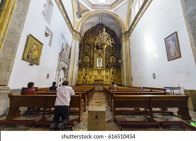 Mexico City, FEB 19: The Inner View Of The Historical And Beautiful San Felipe De Jesus Satelite On FEB 19, 2017 At Mexico City