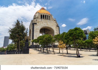 Mexico City, Mexico - Jul 7, 2016: Revolution Monument (Monumento A La Revolucion)