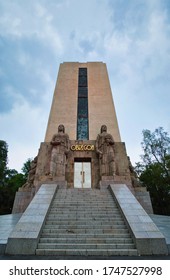 Mexico City / Mexico - May 30, 2020: Monument To Álvaro Obregón In La Bombilla Park, In Mexico City