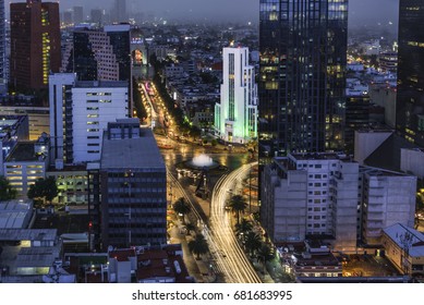 Mexico City At Night