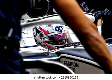 MEXICO CITY, MEXICO - October 28, 2022: Liam Lawson At Round 20 Of The 2022 FIA Formula 1 Championship Taking Place At The Autódromo Hermanos Rodríguez In Mexico City Mexico