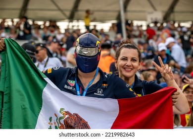 MEXICO CITY, MEXICO - October 28, 2022: Mexico City Grand Prix Round 20 Of The 2022 FIA Formula 1 Championship At The Autódromo Hermanos Rodríguez.