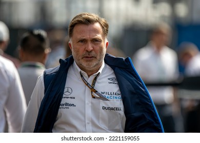 MEXICO CITY, MEXICO - October 29, 2022: Jost Capito At Round 20 Of The 2022 FIA Formula 1 Championship Taking Place At The Autódromo Hermanos Rodríguez In Mexico City Mexico