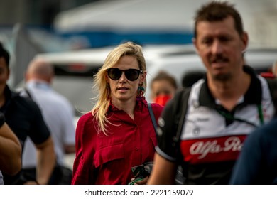 MEXICO CITY, MEXICO - October 29, 2022: Tiffany Cromwell At Round 20 Of The 2022 FIA Formula 1 Championship Taking Place At The Autódromo Hermanos Rodríguez In Mexico City Mexico