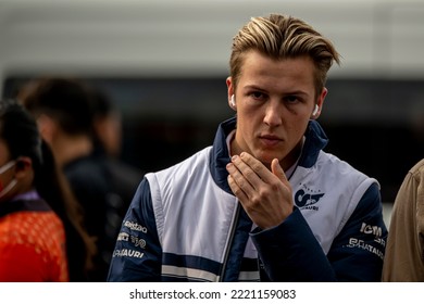 MEXICO CITY, MEXICO - October 29, 2022: Liam Lawson At Round 20 Of The 2022 FIA Formula 1 Championship Taking Place At The Autódromo Hermanos Rodríguez In Mexico City Mexico