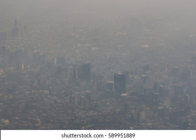 Mexico City On A Very Bad Pollution Day