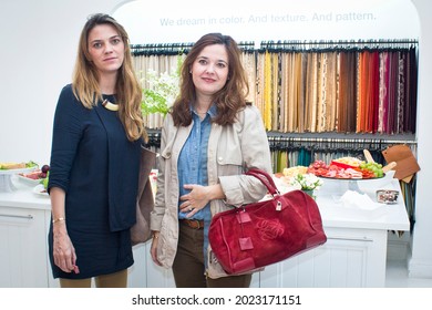 MEXICO CITY - September 25, 2014: Guests On The 25th Anniversary Of The Furniture Brand Mitchell Gold And Bob Williams, Where A Sale Was Held To Benefit The Foundation Of The Athlete, Lorena Ochoa.