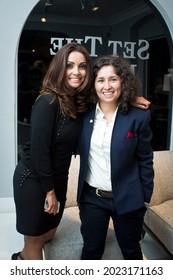 MEXICO CITY - September 25, 2014: Guests On The 25th Anniversary Of The Furniture Brand Mitchell Gold And Bob Williams, Where A Sale Was Held To Benefit The Foundation Of The Athlete, Lorena Ochoa.