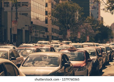 Mexico City Traffic Jam