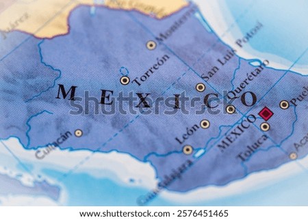 Mexico highlighted on a world map.