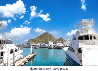 Mexico, Marina And Yacht Club In Cabo San Lucas, Los Cabos, Departure Point To El Arco And Beaches.