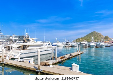 Mexico, Marina And Yacht Club In Cabo San Lucas, Los Cabos, Departure Point To El Arco And Beaches.