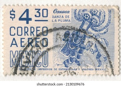 Mexico Postage Stamp, Oaxaca Dance Of The Feather