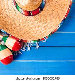 KIDS Mexican Fiesta Palm Straw SOMBRERO Hat SERAPE TRIM cinco de mayo
