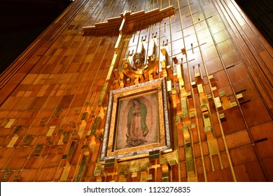 Mexico;  United Mexican States - may 13 2018 : the Basilica Our Lady of Guadalupe 