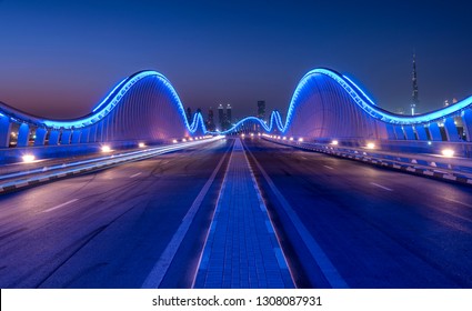 Meydan Bridge, Dubai. gives you the feeling to move forward