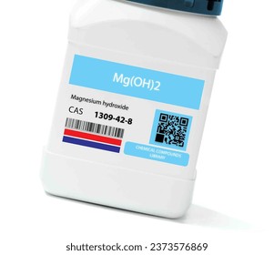 Mg(OH)2 - Magnesium Hydroxide. Chemical compound. CAS number  1309-42-8