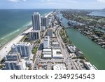 Miami Beach above Collins Ave