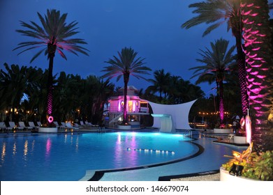 MIAMI BEACH, FL - JULY 18: A General View Of Atmosphere At The Mercedes-Benz Fashion Week Swim 2014 Official Kick Off Party At The Raleigh Hotel On July 18, 2013 In Miami Beach, Florida