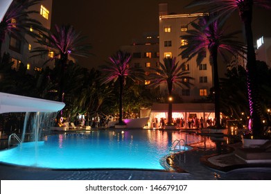 MIAMI BEACH, FL - JULY 18: A General View Of Atmosphere At The Mercedes-Benz Fashion Week Swim 2014 Official Kick Off Party At The Raleigh Hotel On July 18, 2013 In Miami Beach, Florida