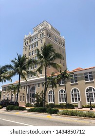 Miami Beach, Florida - Circa June 2019: Old City Hall, Washington Avenue, South Beach. An Example Of Mediterranean Revival Architecture