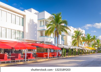 Miami Beach, Florida, USA On Ocean Drive. 