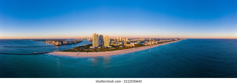 Miami Beach Panorama Ultra Wide - Shutterstock ID 2112550643