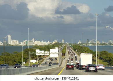 
Miami Beach Rush Hour Traffic Jam